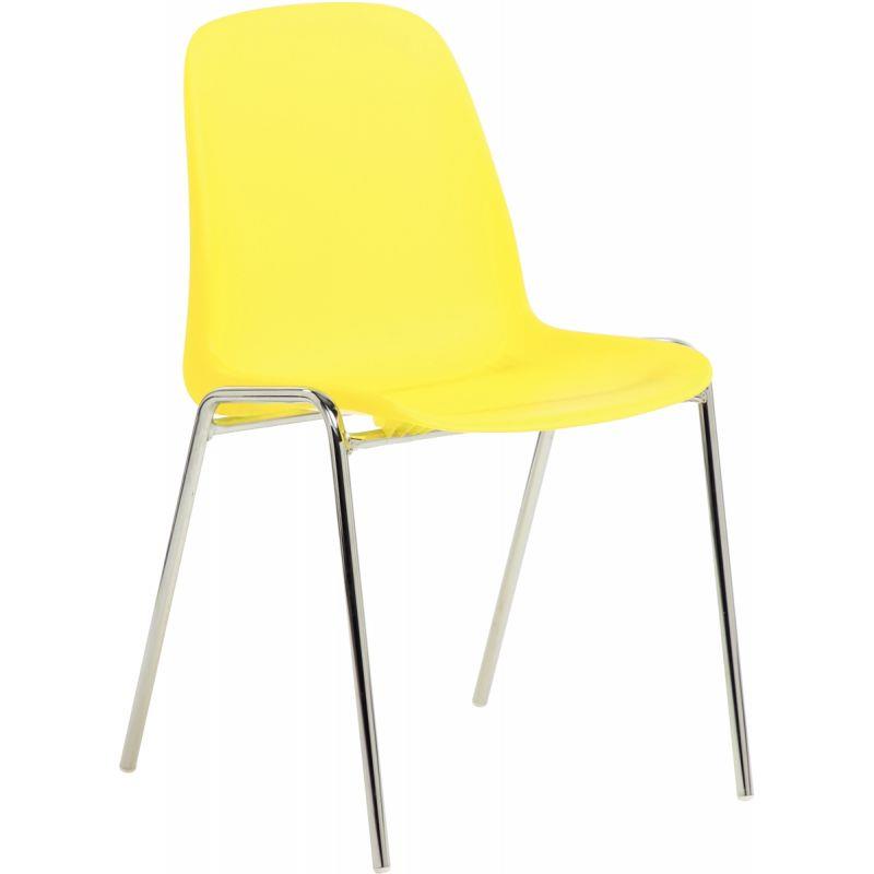 Image de  Chaise Charlotte givrée jaune 