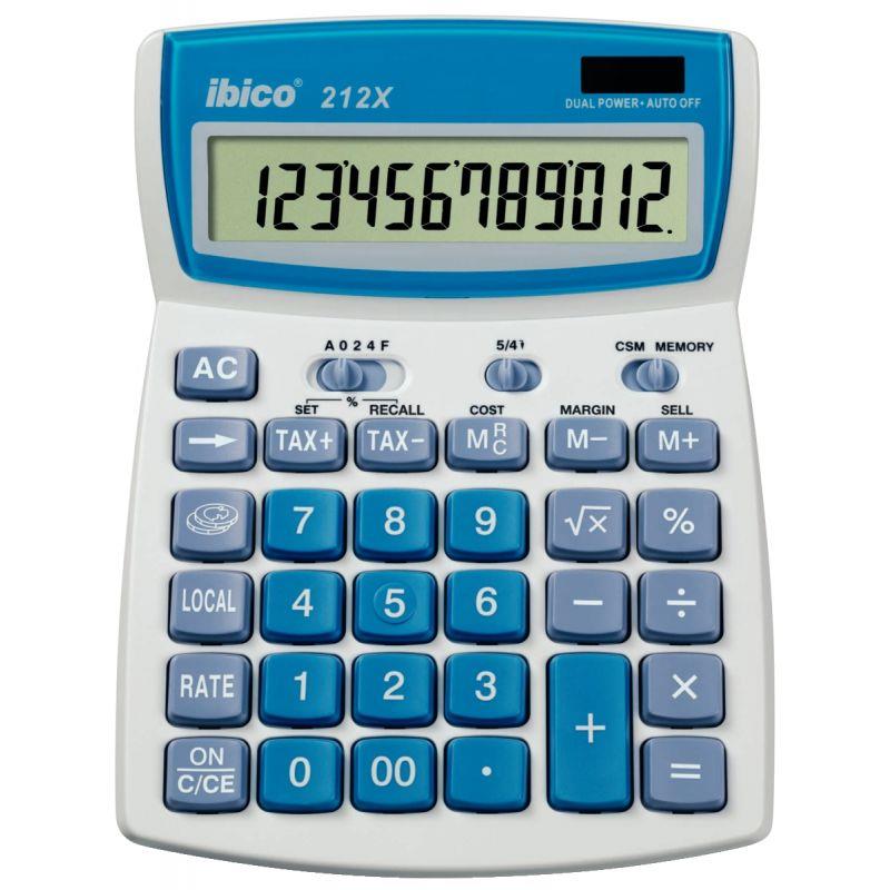 Image de  Machine à calculer professionnelle de bureau Ibico 212X 