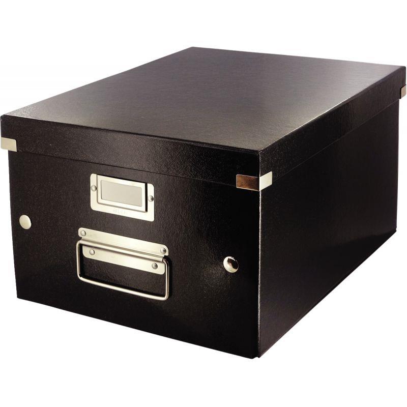 Image de  Boite de rangement CLICK&STORE A4+ noire 