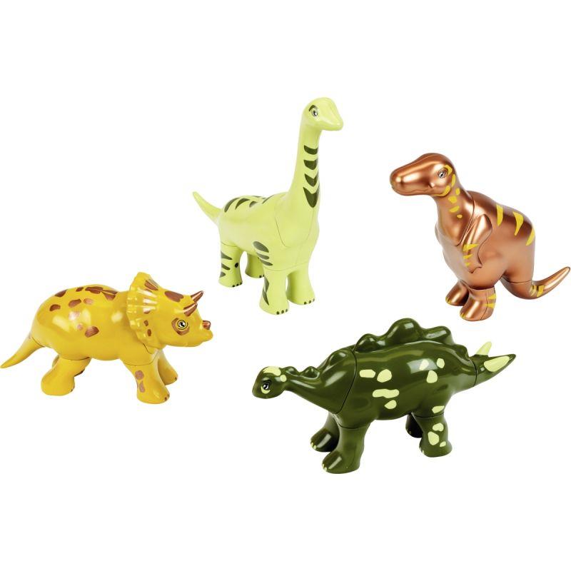 Image de  Lot de 4 puzzles 3D magnétiques, les dinosaures 