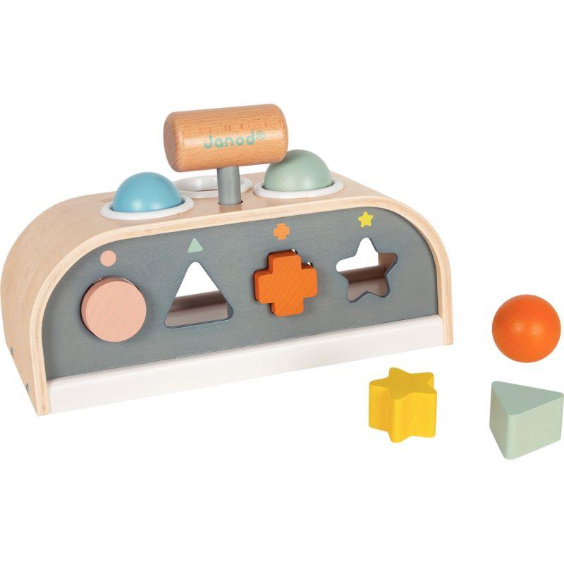 Image de  Boite à formes en bois 3 en 1 