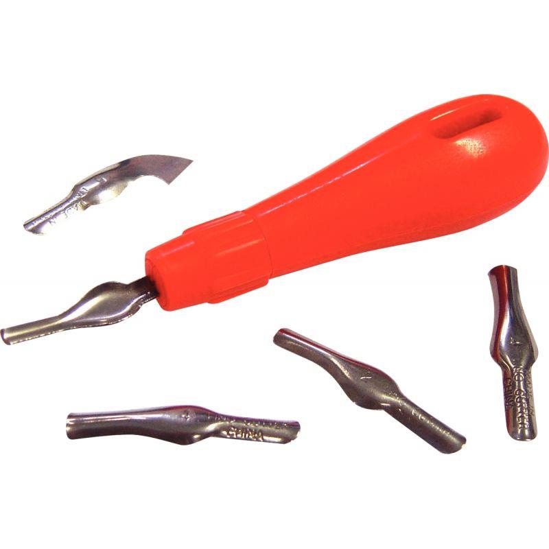 Image de  Set manche + 5 gouges assorties pour linogravure 