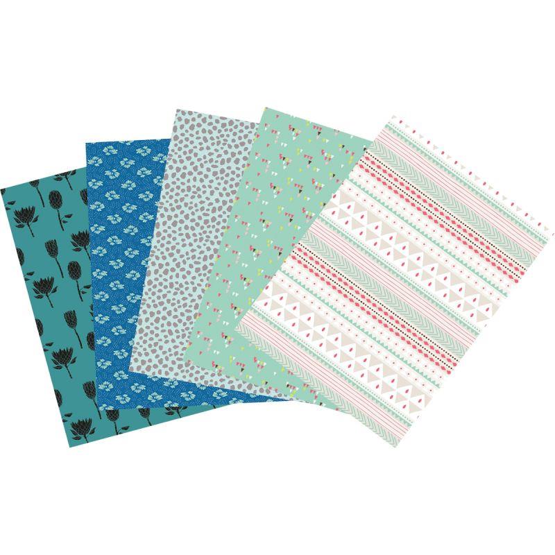 Image de  Classpack 5  x 20 feuilles Decopatch bleu 