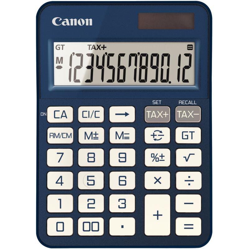 Image de  Machine à calculer pour bureau 12 chiffres Canon KS-125KB Bleu 