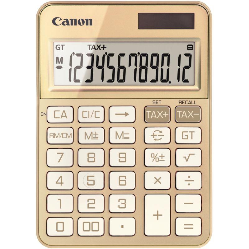 Image de  Machine à calculer pour bureau 12 chiffres Canon KS-125KB Or 