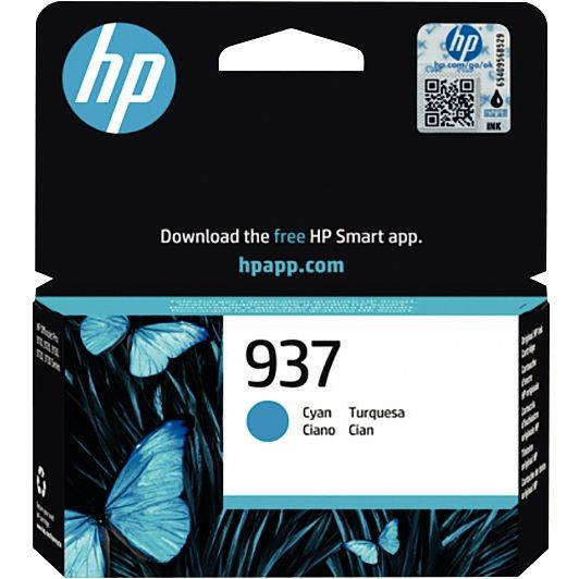 Image de  HP 937 cartouche d''encre cyan authentique (4S6W2NE) 