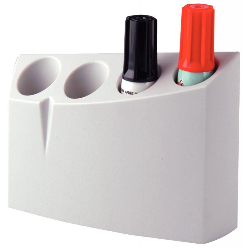 Image de  Porte-marqueurs magnétique Pour 4 marqueurs de diamètre 20 mm maximum ( Vendu sans marqueurs ) 