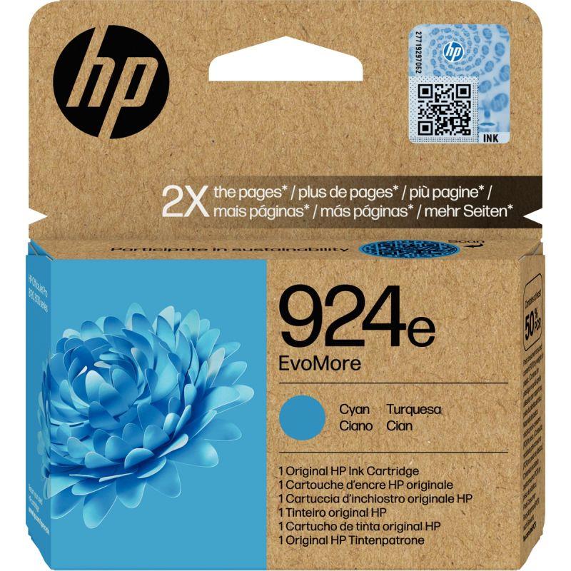 Image de  HP 924e cartouche d''encre cyan haute capacité authentique (4K0U7NE) 