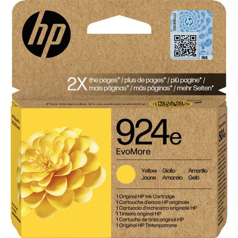 Image de  HP 924e cartouche d''encre jaune haute capacité authentique (4K0U9NE) 