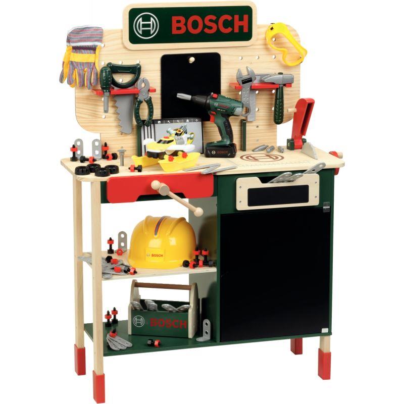 Image de  Grand établi en bois BOSCH + accessoires 