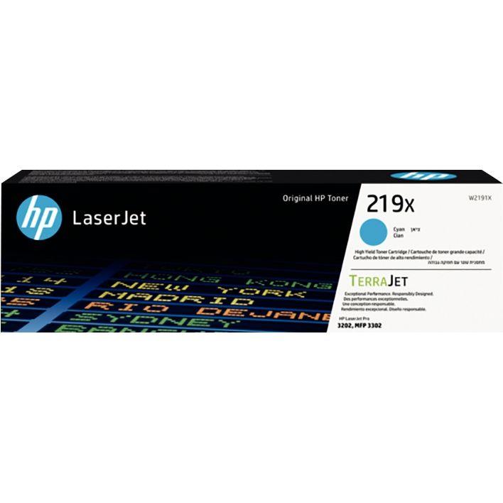 Image de  HP 219X toner cyan authentique (W2191X) 