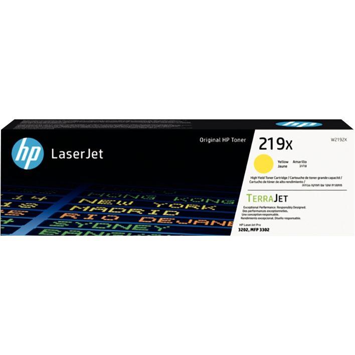 Image de  HP 219X toner jaune authentique (W2192X) 