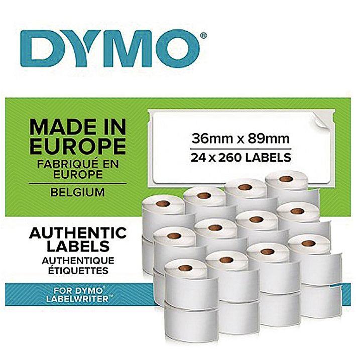 Image de  Paquet de 24 rouleaux soit 6 240 étiquettes d''adresse 36*89 mm 