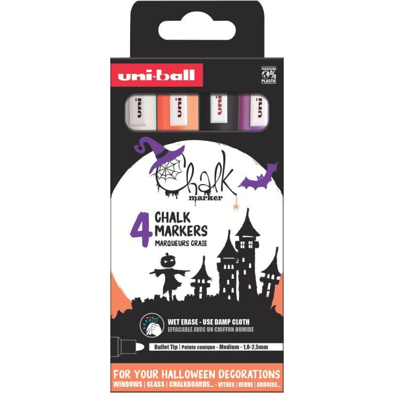 Image de  Pochette de 4 marqueurs Chalk Marker Halloween 
