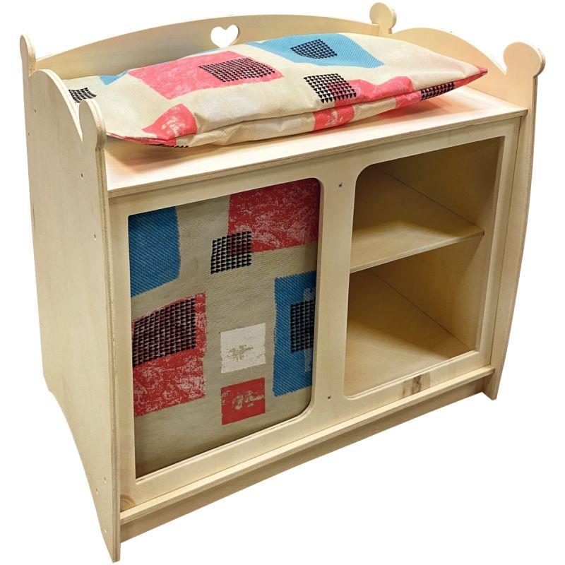 Image de  Table à langer en bois pour poupées 