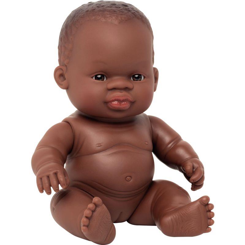 Image de  Poupée fille africaine 21 cm 