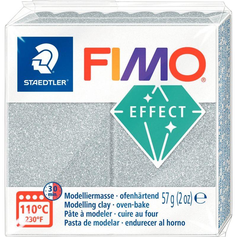 Image de  Sachet de 6 pains de 57 grammes de pâte à modeler Fimo Effect pailleté 