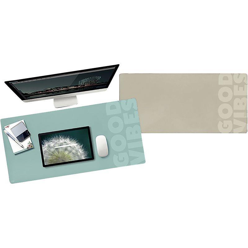 Image de  Sous-main 75x35 cm Good Vibes vert d''eau 