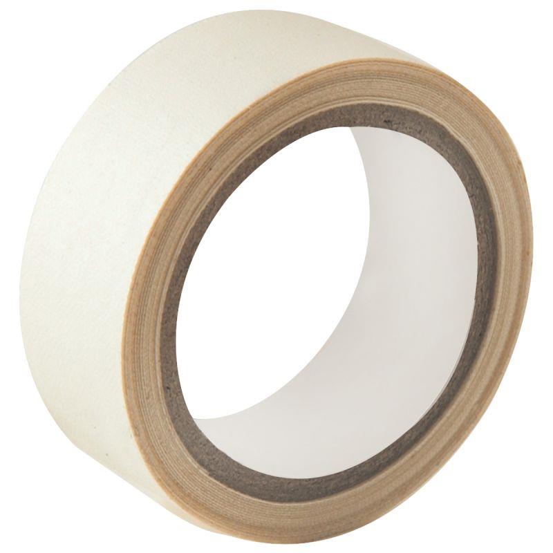Image de  Rouleau adhésif toilé 19mmx2,7m  coloris blanc  - Pour tous travaux de réparation et reliure 