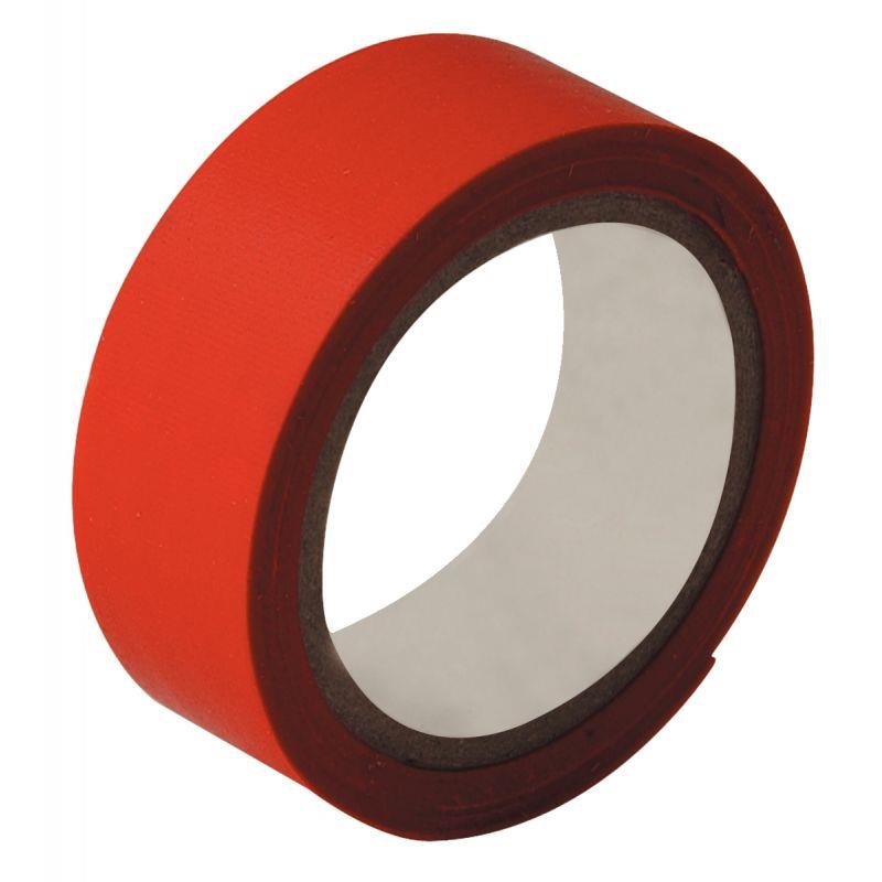 Image de  Rouleau adhésif toilé 19mmx2,7m  coloris rouge- Pour tous travaux de réparation et reliure 