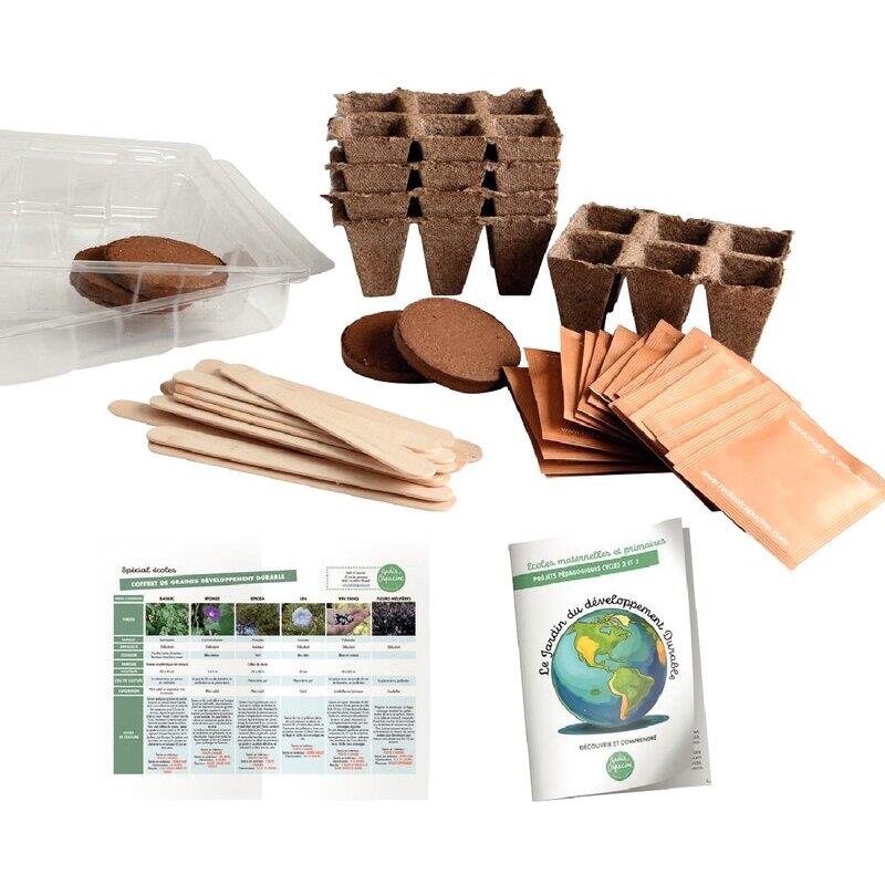 Image de  Coffret matériel et graines développement durable 