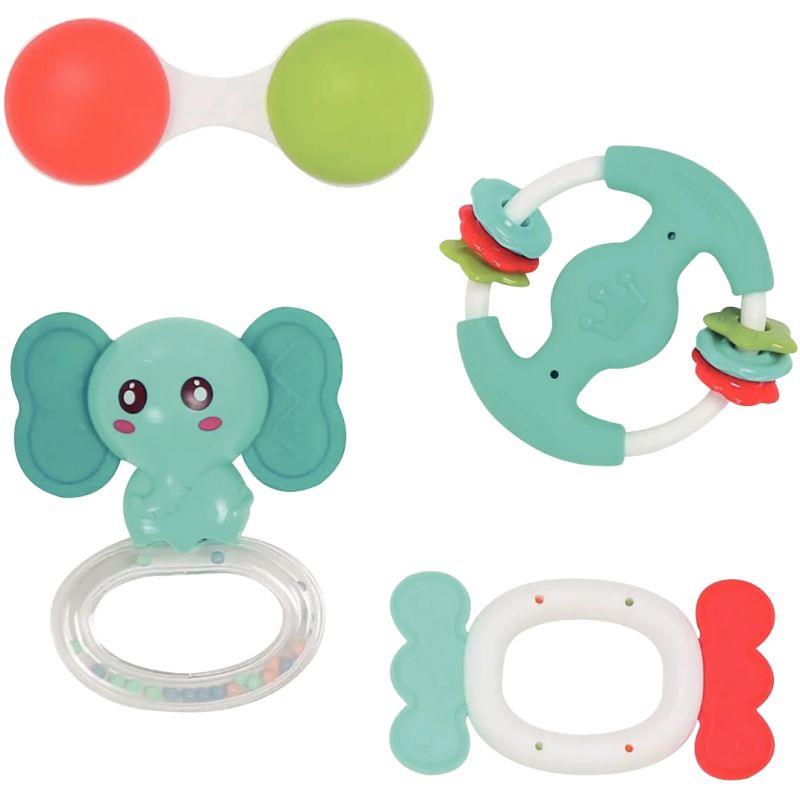 Image de  Coffret de 4 hochets assortis 