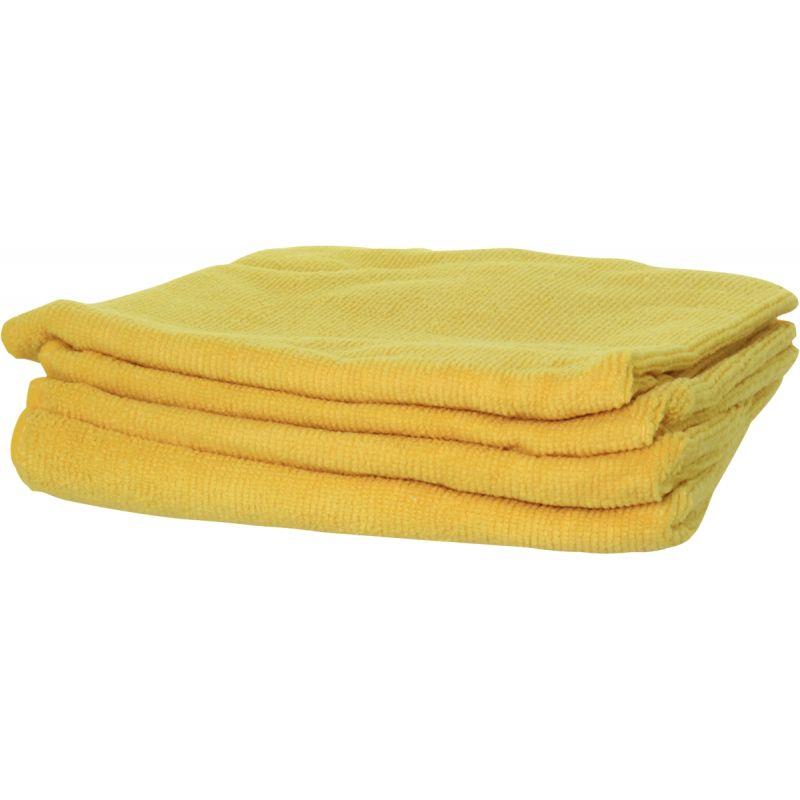 Image de  Paquet de 5 chiffons microfibres 280g 40x40 cm jaune 