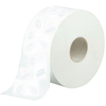 Image de  Lot de 12 rouleaux papier hygiènique JUMBO T2 2 plis gaufré 