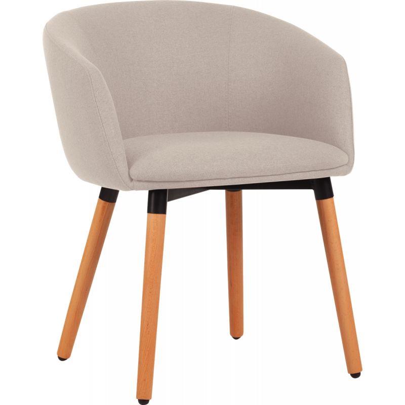 Image de  Fauteuil tissu Arco beige 