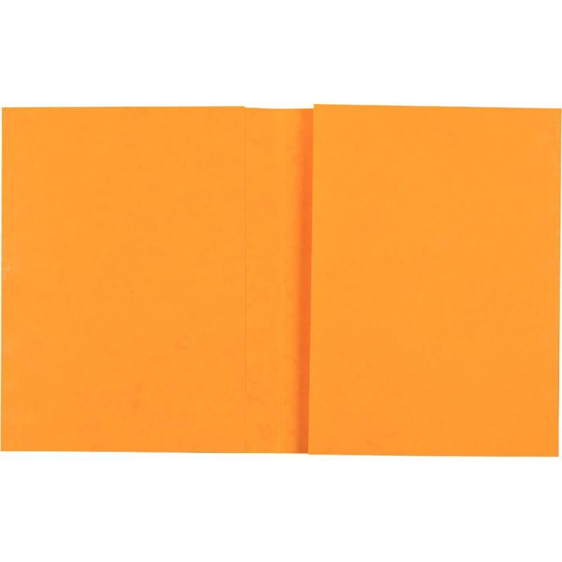 Image de  Lot de 10 protège-cahiers grands rabats en carte lustrée, pour format 24x32 cm, jaune 