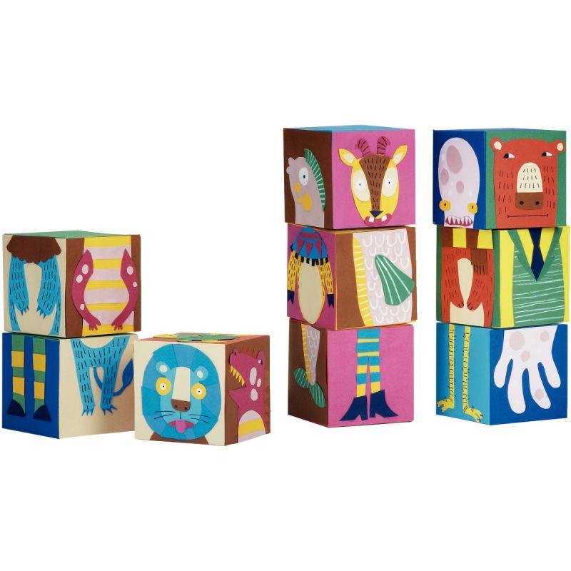 Ref. 56412, Pochette 20 feuilles magic animals format 24x32cm, marque N.C