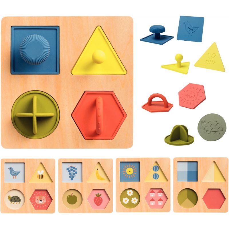 Image de  Encastrement des formes, 4 thèmes 