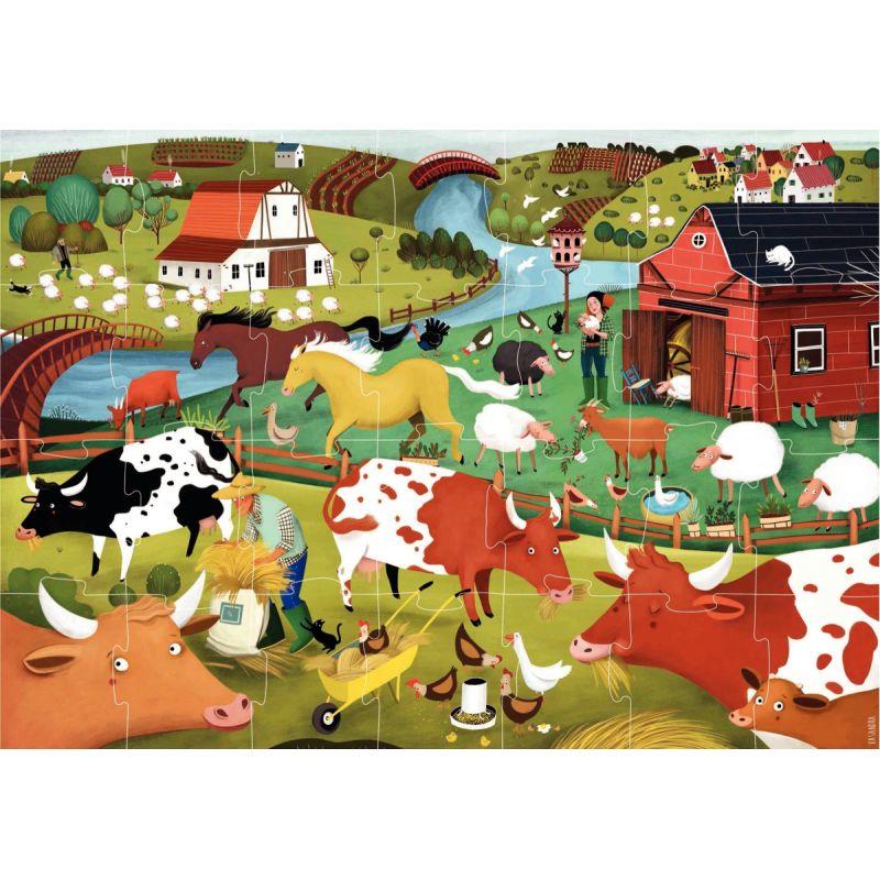 Image de  Puzzle MAX 28 pièces, la ferme 