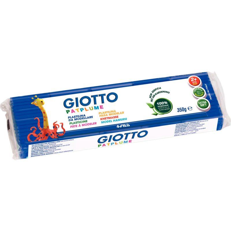 Image de  Pain de 350G de pâte à modeler Pat''Plume coloris bleu foncé 