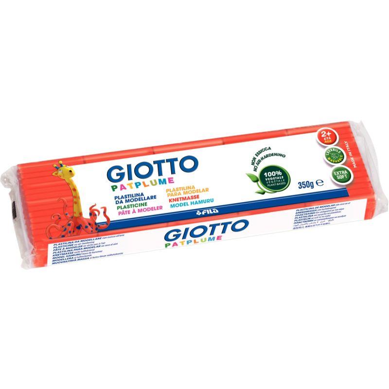 Image de  Pain de 350G de pâte à modeler Pat''Plume coloris rouge 