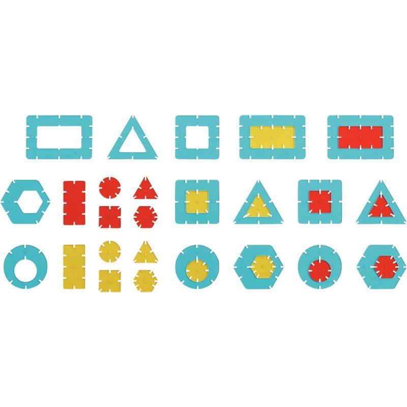 Image de  Jeu de construction les formes géométriques translucides 
