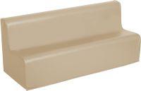 Image de  Canapé en PVC 110x40x45cm beige 