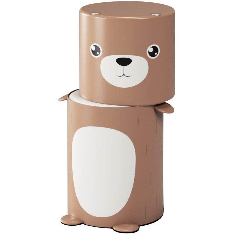 Image de  Pouf avec galettes ours 