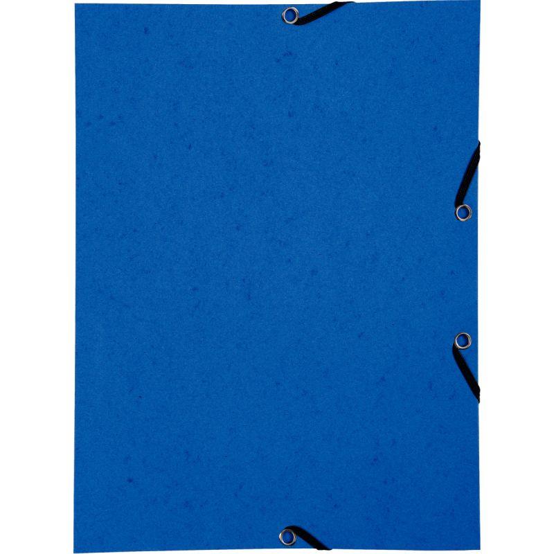 Image de  Lot de 10 chemises sans rabat à élastiques en carte lustrée, bleu 