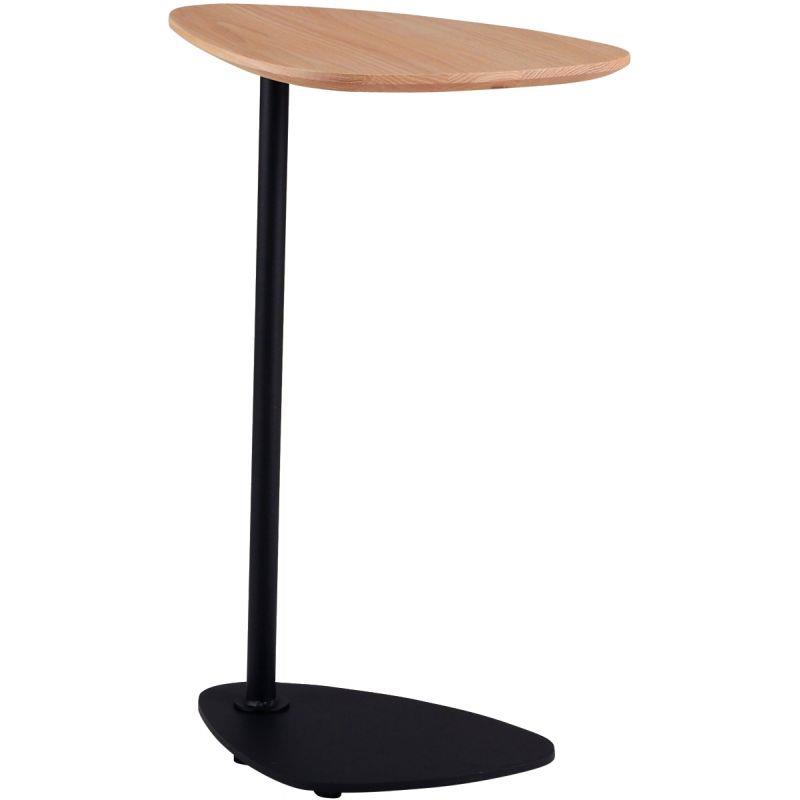 Image de  Table basse Spot plateau chêne/piètement noir 