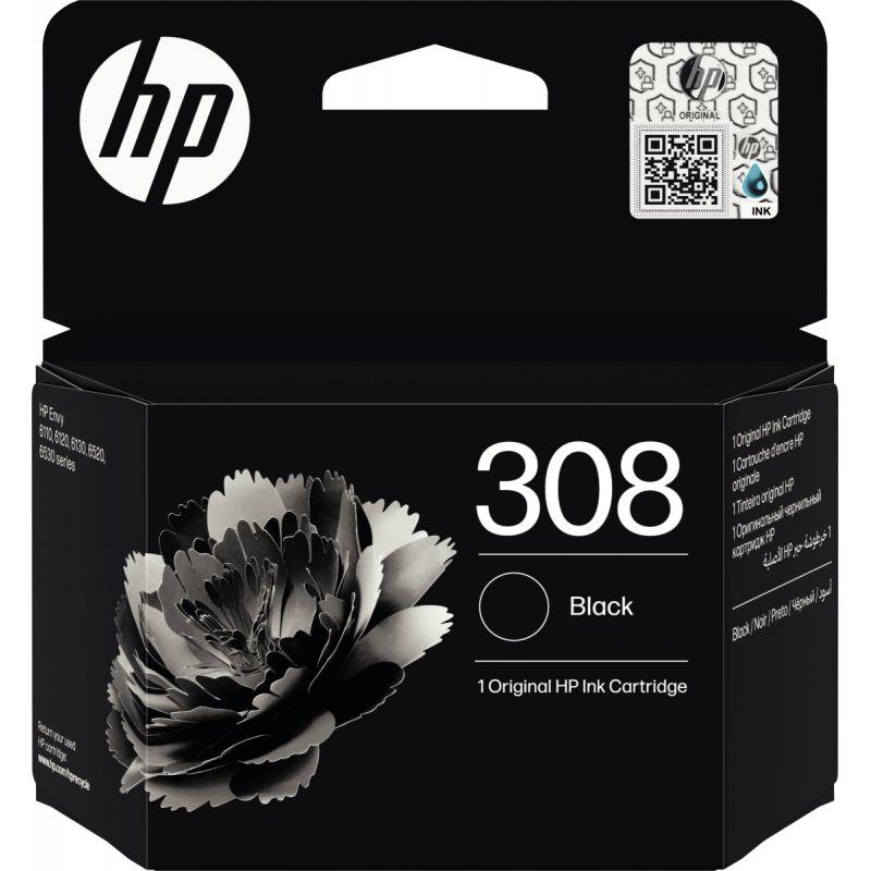 Image de  HP 308 cartouche d''encre noire authentique (7FP21U) 