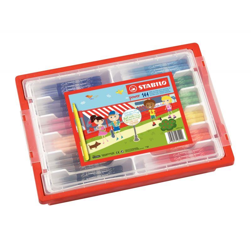 Image de  Classpack de 144 feutres Power assortis 