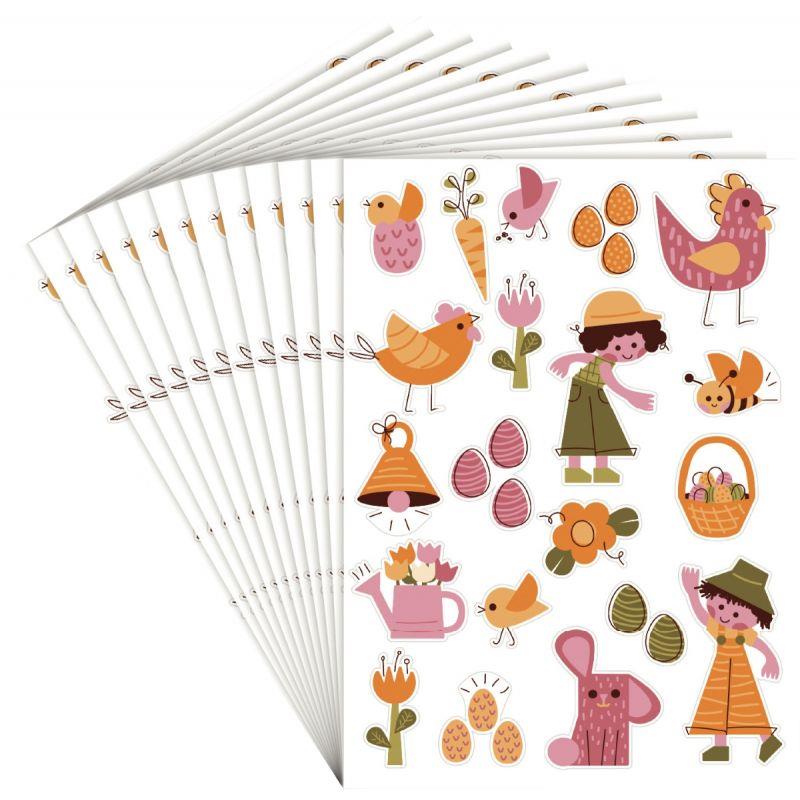 Image de  Pack de 240 gommettes Päques 