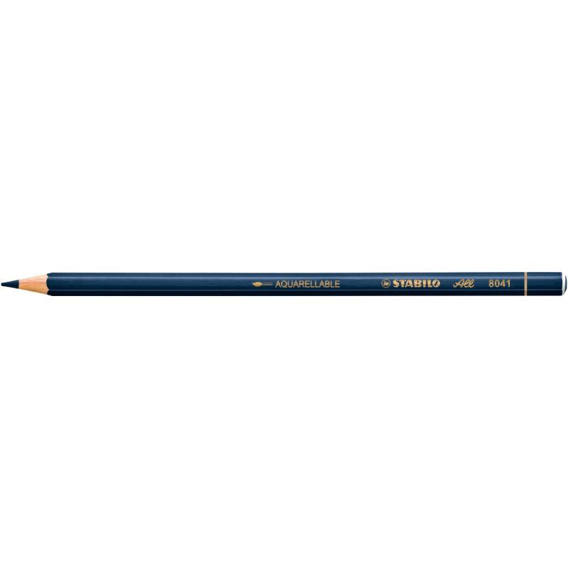 Image de  Boite de 12 crayons effaçables All bleus 