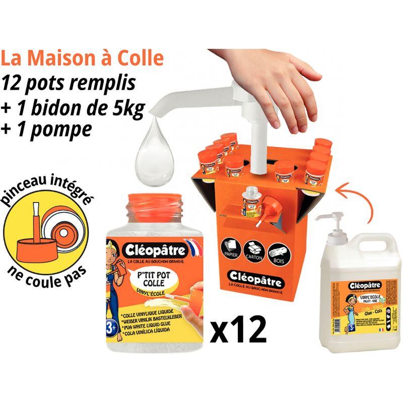 Image de  Kit maison colle de 5kg + 12 pots de 50g 