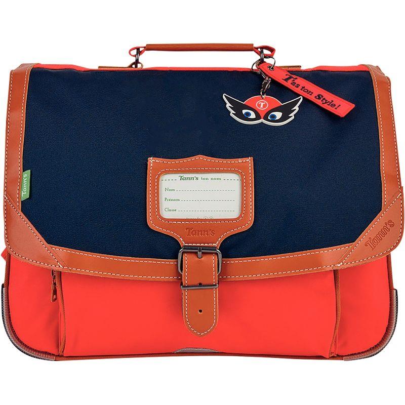 Image de  CARTABLE 38 CM TANN'S CLASSIC ARTHUR BLEU/ROUGE 
