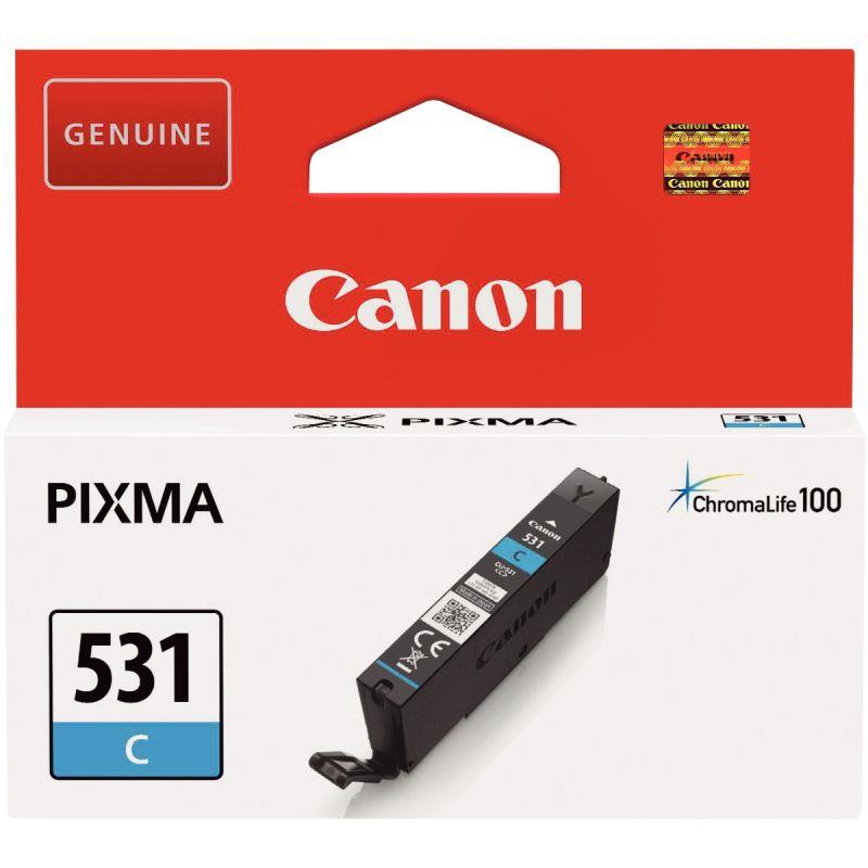 Image de  Canon 531 cartouche jet d''encre cyan authentique (CLI531C) 