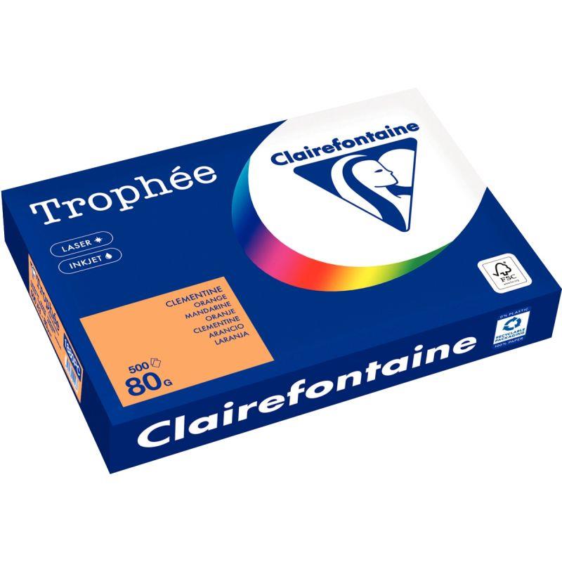 Image de  Carton de 3 ramettes de 500 feuilles format A3 80g clémentine 