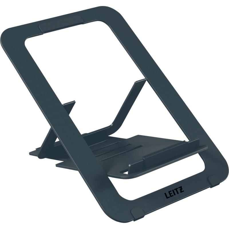 Image de  Support pour PC portable Ergo ultra plat réglable gris foncé 