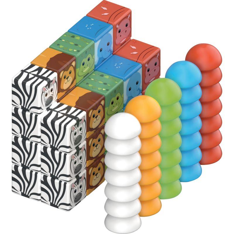 Ref. 57441, Lot de 70 cubes magnétiques MAGICUBE safari, marque N.C